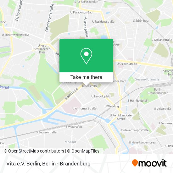 Vita e.V. Berlin map