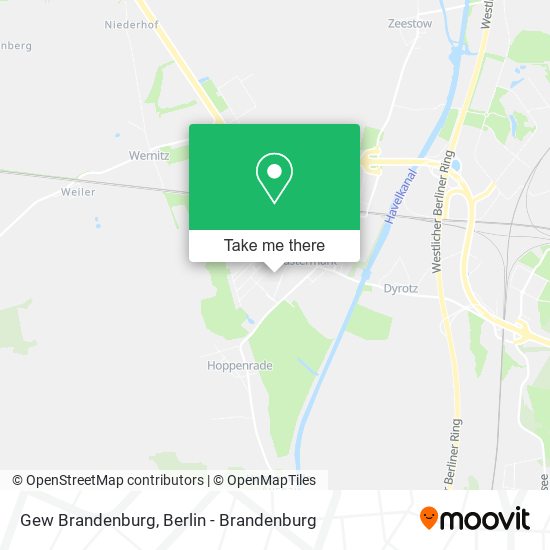 Карта Gew Brandenburg