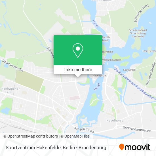 Sportzentrum Hakenfelde map