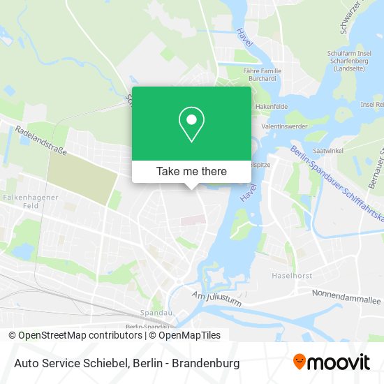 Auto Service Schiebel map