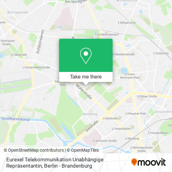 Eurexel Telekommunikation Unabhängige Repräsentantin map