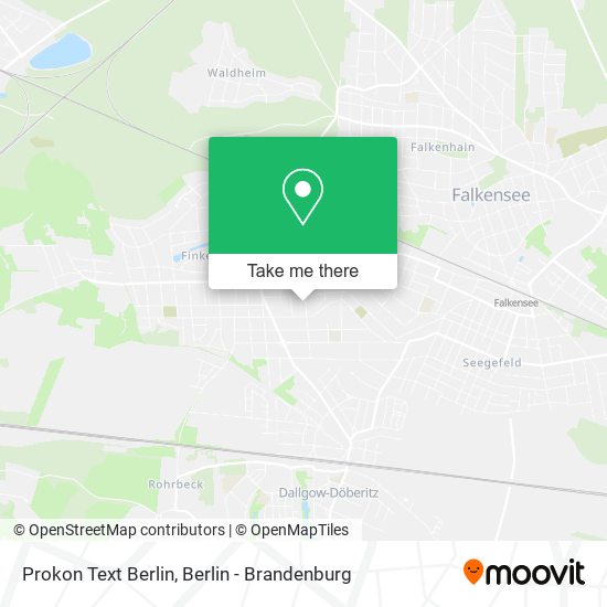 Prokon Text Berlin map