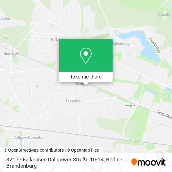 Карта 8217 - Falkensee Dallgower Straße 10-14