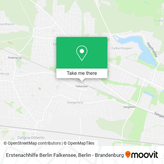 Карта Erstenachhilfe Berlin Falkensee