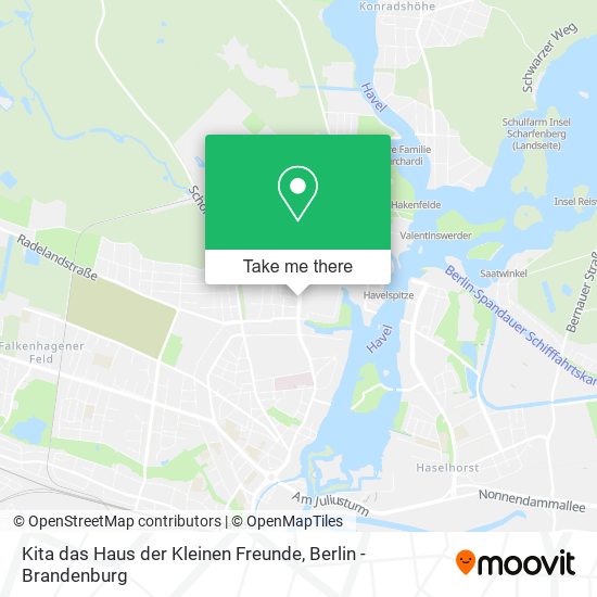 Kita das Haus der Kleinen Freunde map