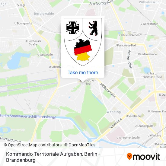 Kommando Territoriale Aufgaben map