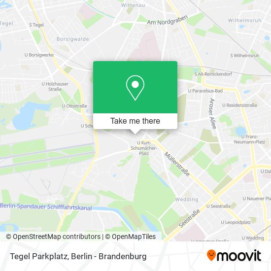 Tegel Parkplatz map