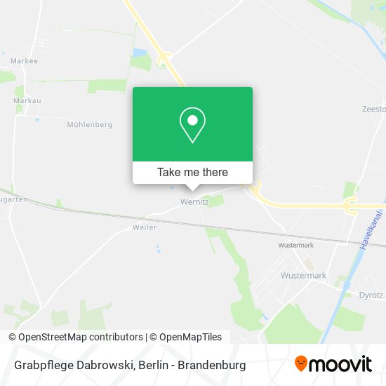 Grabpflege Dabrowski map