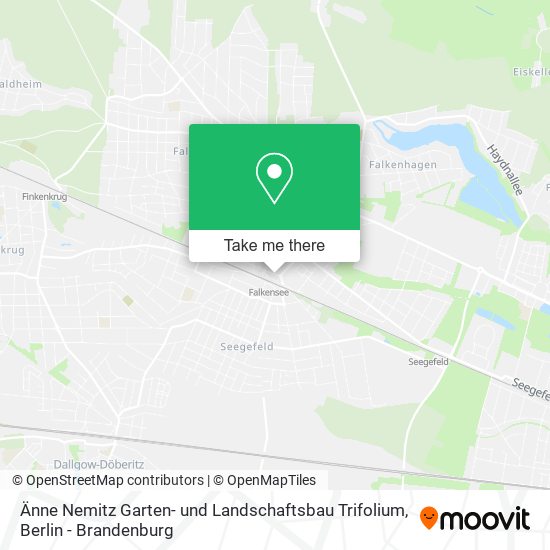 Карта Änne Nemitz Garten- und Landschaftsbau Trifolium