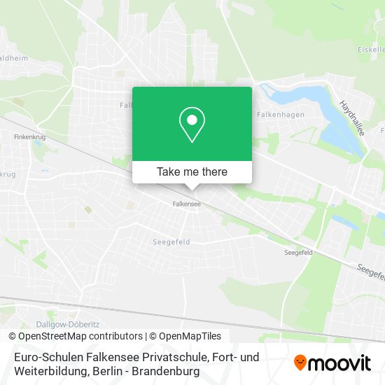 Euro-Schulen Falkensee Privatschule, Fort- und Weiterbildung map