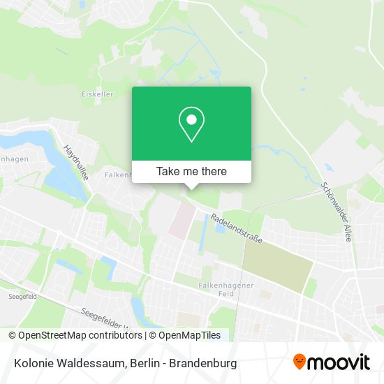 Kolonie Waldessaum map