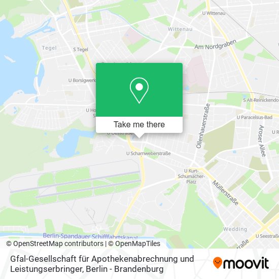Gfal-Gesellschaft für Apothekenabrechnung und Leistungserbringer map