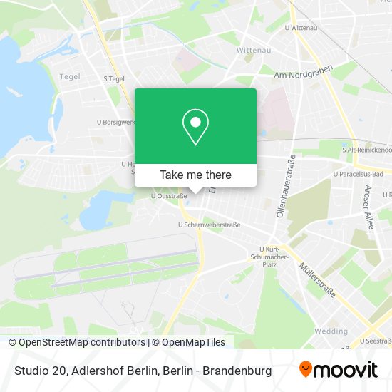 Studio 20, Adlershof Berlin map