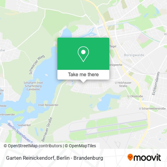 Карта Garten Reinickendorf