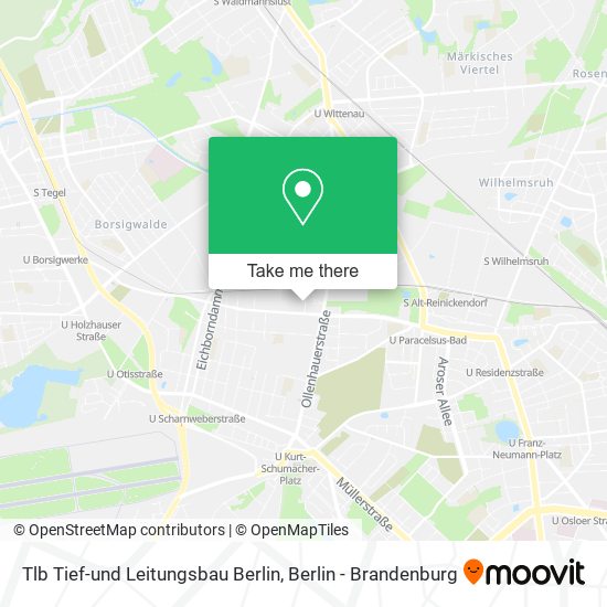 Tlb Tief-und Leitungsbau Berlin map