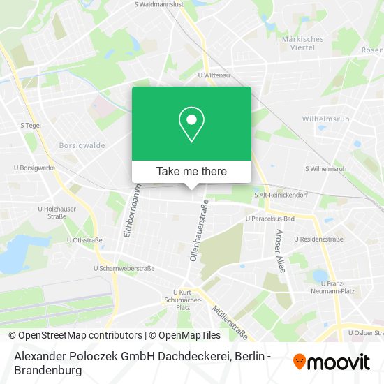 Карта Alexander Poloczek GmbH Dachdeckerei