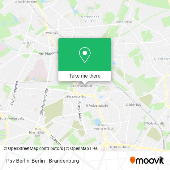 Карта Psv Berlin