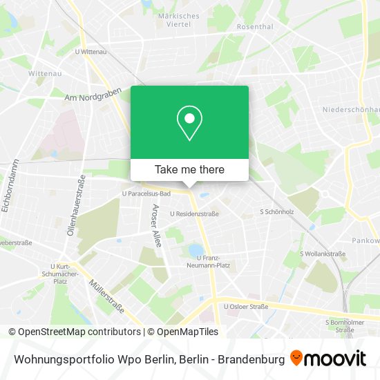 Карта Wohnungsportfolio Wpo Berlin