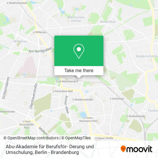 Abu-Akademie für Berufsför- Derung und Umschulung map