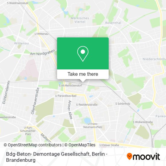 Bdg-Beton- Demontage Gesellschaft map