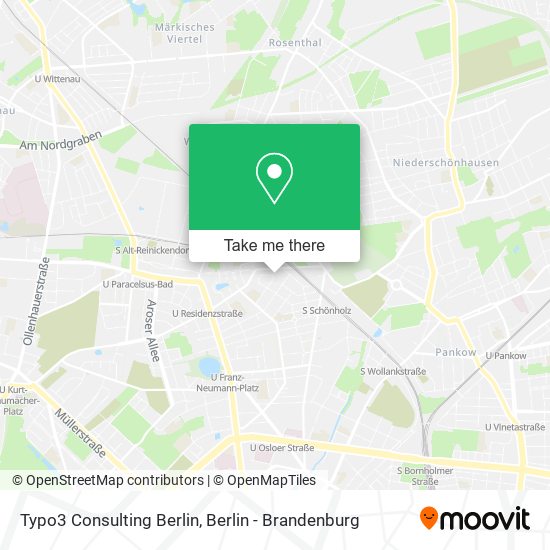 Карта Typo3 Consulting Berlin