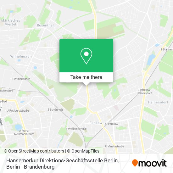 Hansemerkur Direktions-Geschäftsstelle Berlin map
