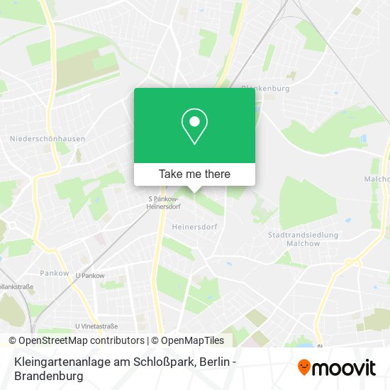 Карта Kleingartenanlage am Schloßpark