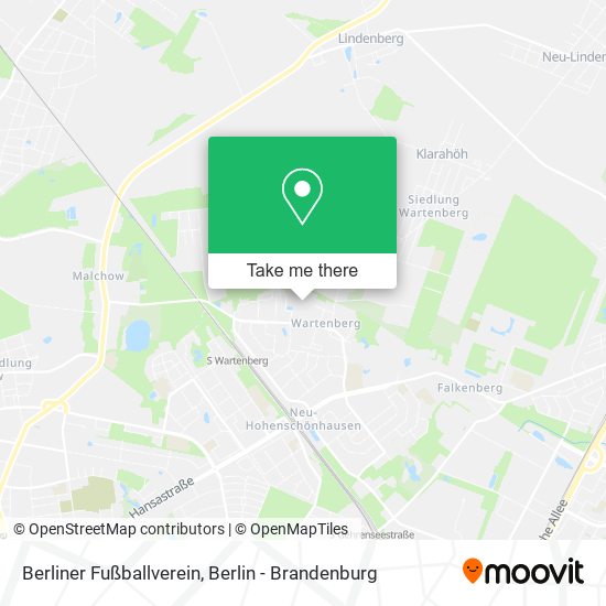 Berliner Fußballverein map
