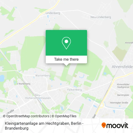 Карта Kleingartenanlage am Hechtgraben