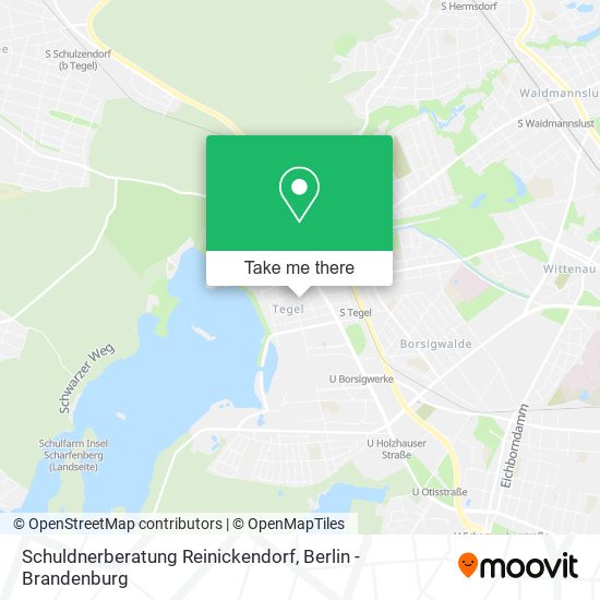 Schuldnerberatung Reinickendorf map