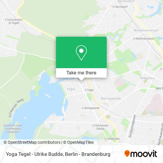 Yoga Tegel - Ulrike Budde map
