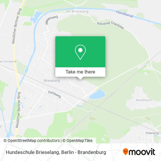 Hundeschule Brieselang map