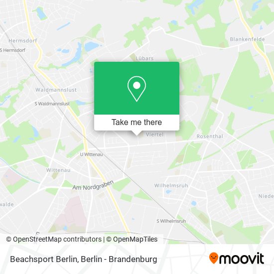 Beachsport Berlin map