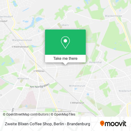 Zweite Blixen Coffee Shop map