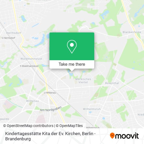 Kindertagesstätte Kita der Ev. Kirchen map