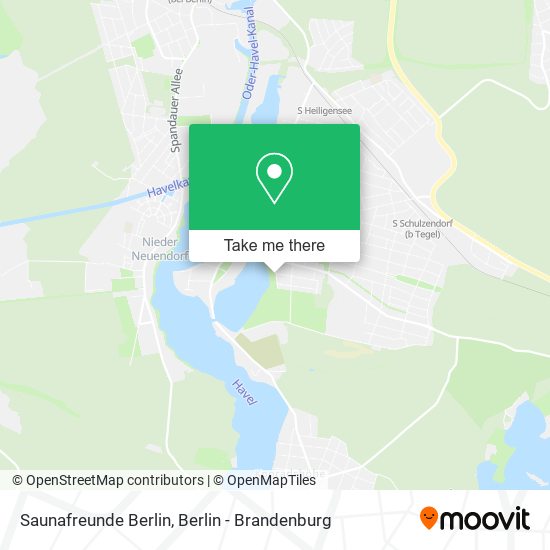 Карта Saunafreunde Berlin