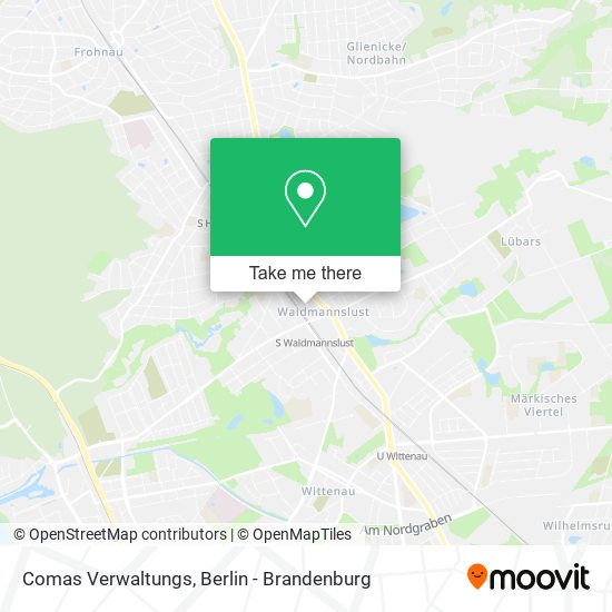 Comas Verwaltungs map