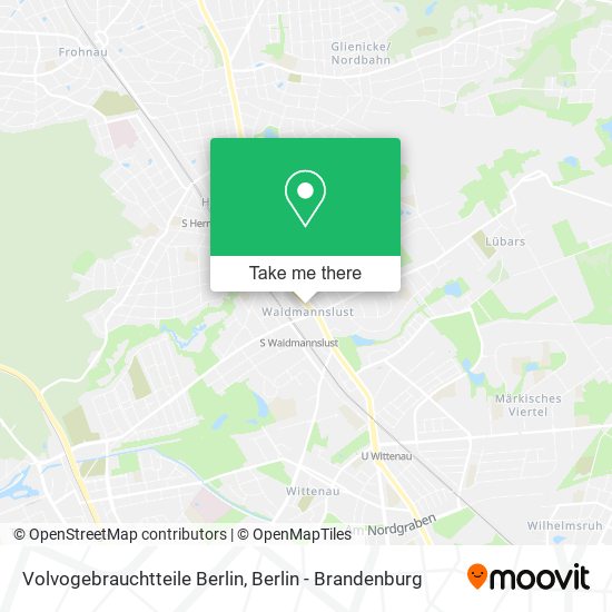 Карта Volvogebrauchtteile Berlin
