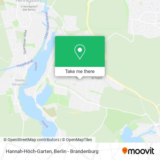Hannah-Höch-Garten map
