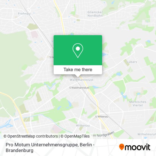 Pro Motum Unternehmensgruppe map