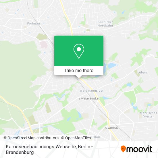 Karosseriebauinnungs Webseite map