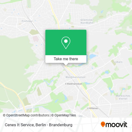 Cenes It Service map