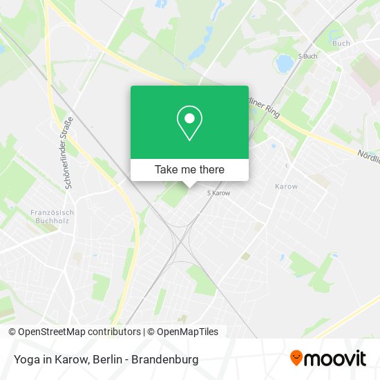 Yoga in Karow map