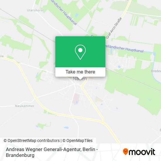 Andreas Wegner Generali-Agentur map