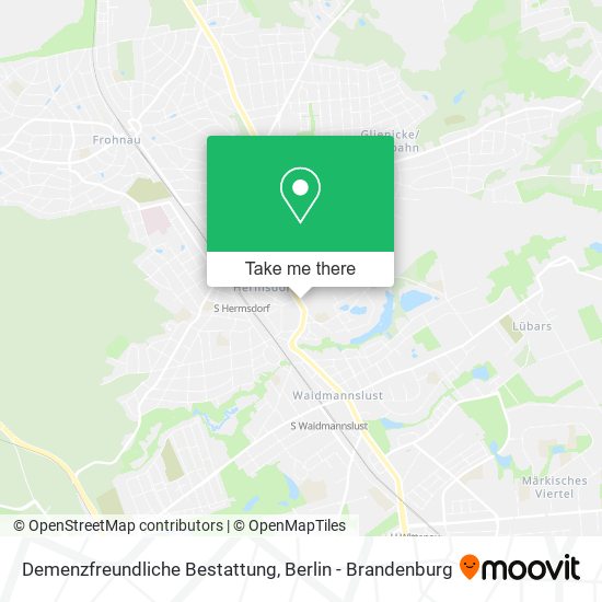 Demenzfreundliche Bestattung map