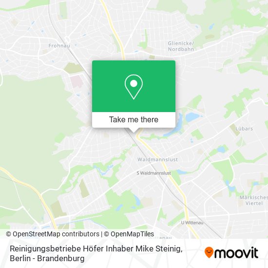 Карта Reinigungsbetriebe Höfer Inhaber Mike Steinig