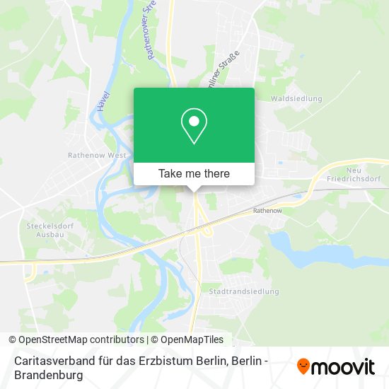 Caritasverband für das Erzbistum Berlin map