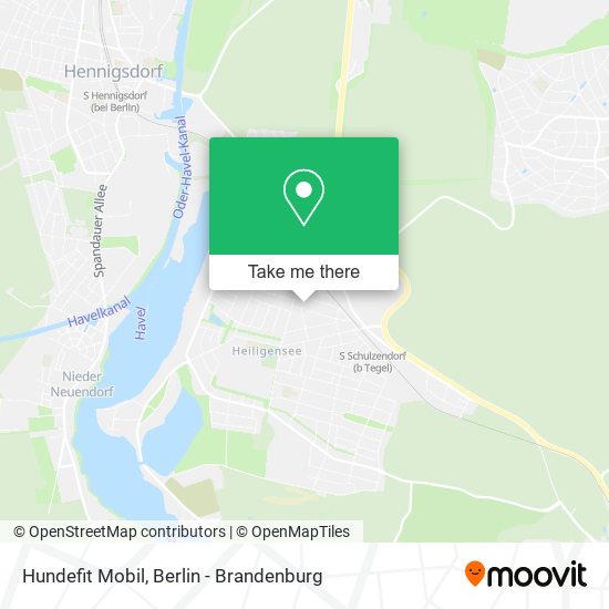 Hundefit Mobil map