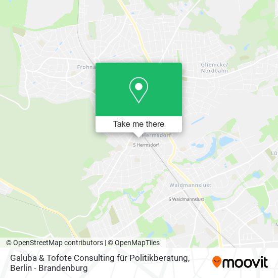 Galuba & Tofote Consulting für Politikberatung map