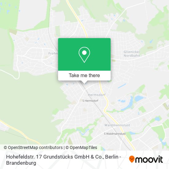 Карта Hohefeldstr. 17 Grundstücks GmbH & Co.